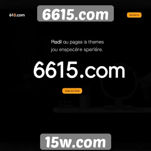 Experiência do usuário no site 6615.com